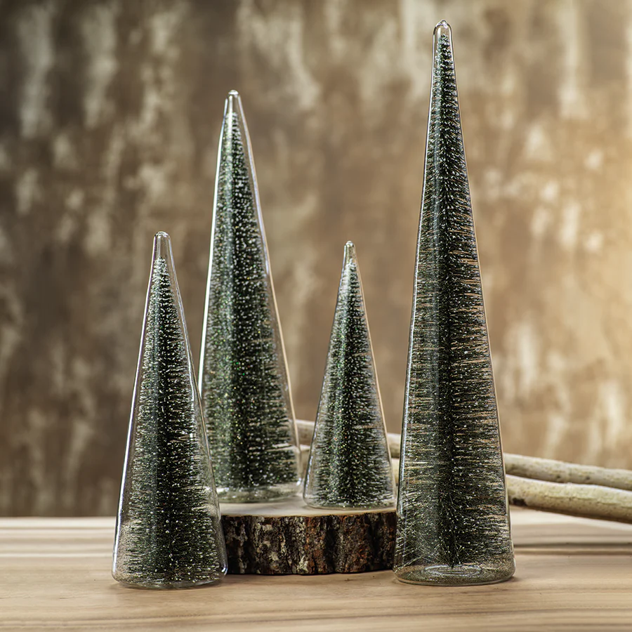 Modern Tree with Green Glitter, XL - Image 4