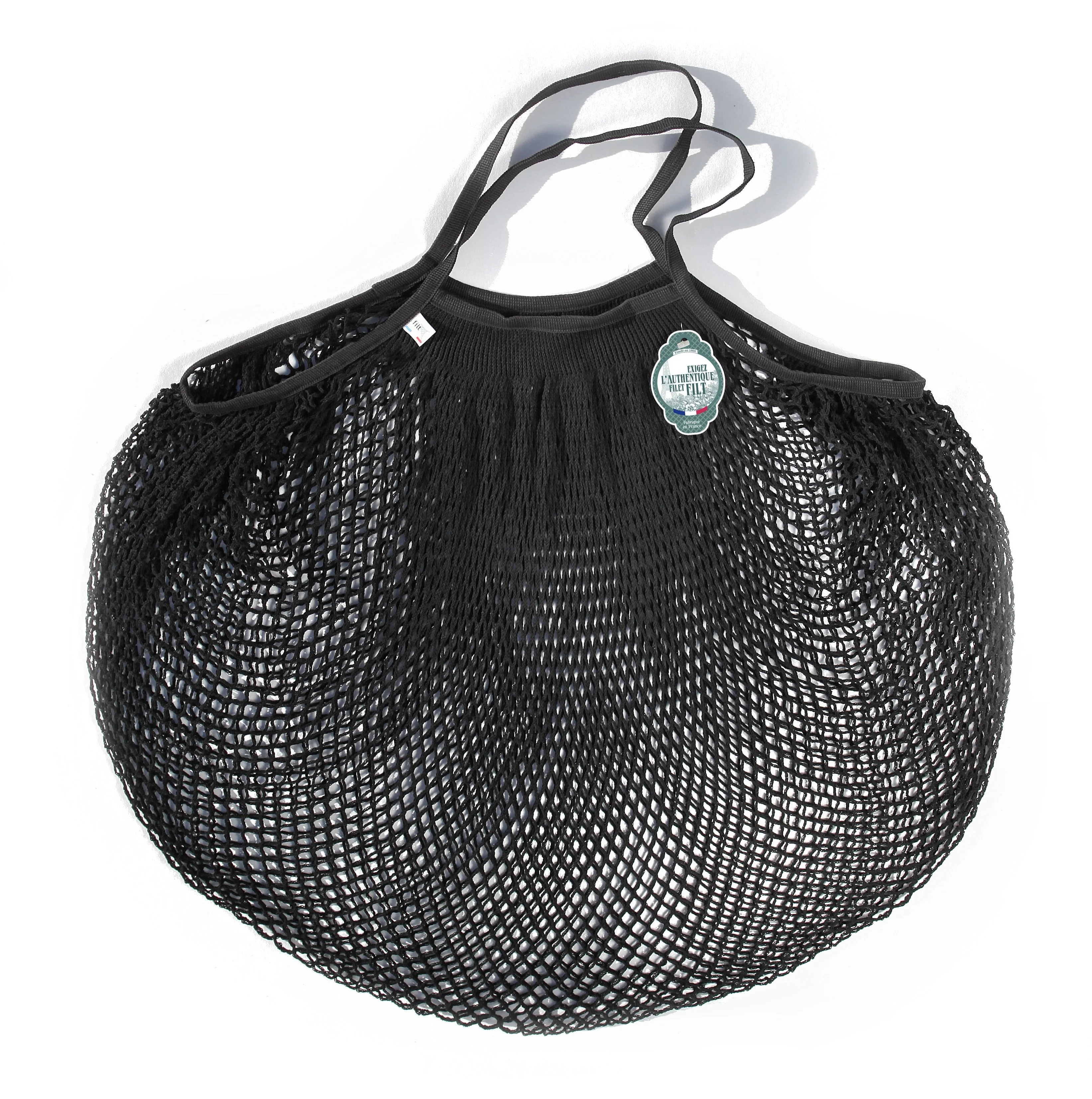 Filt Black Cotton Shopper Large-230NOIR