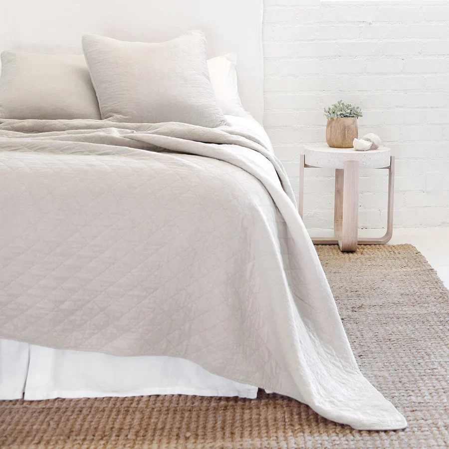 Huntington King Coverlet, Taupe