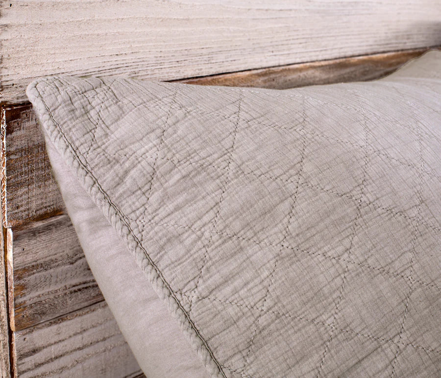 Huntington King Coverlet, Taupe - Image 5