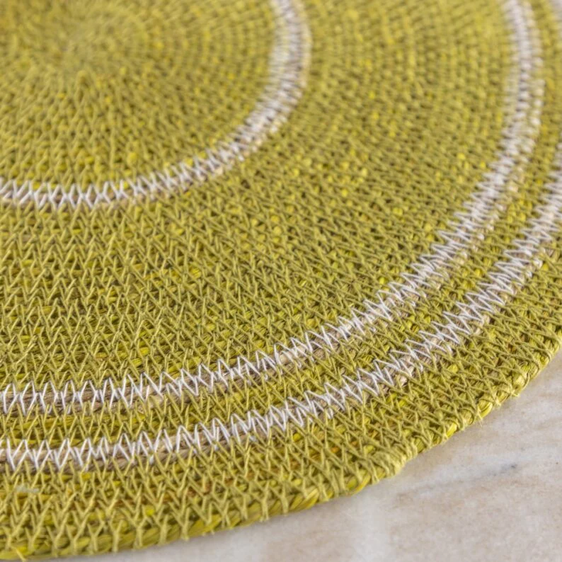 Hydra Placemat, Chartreuse - Image 3