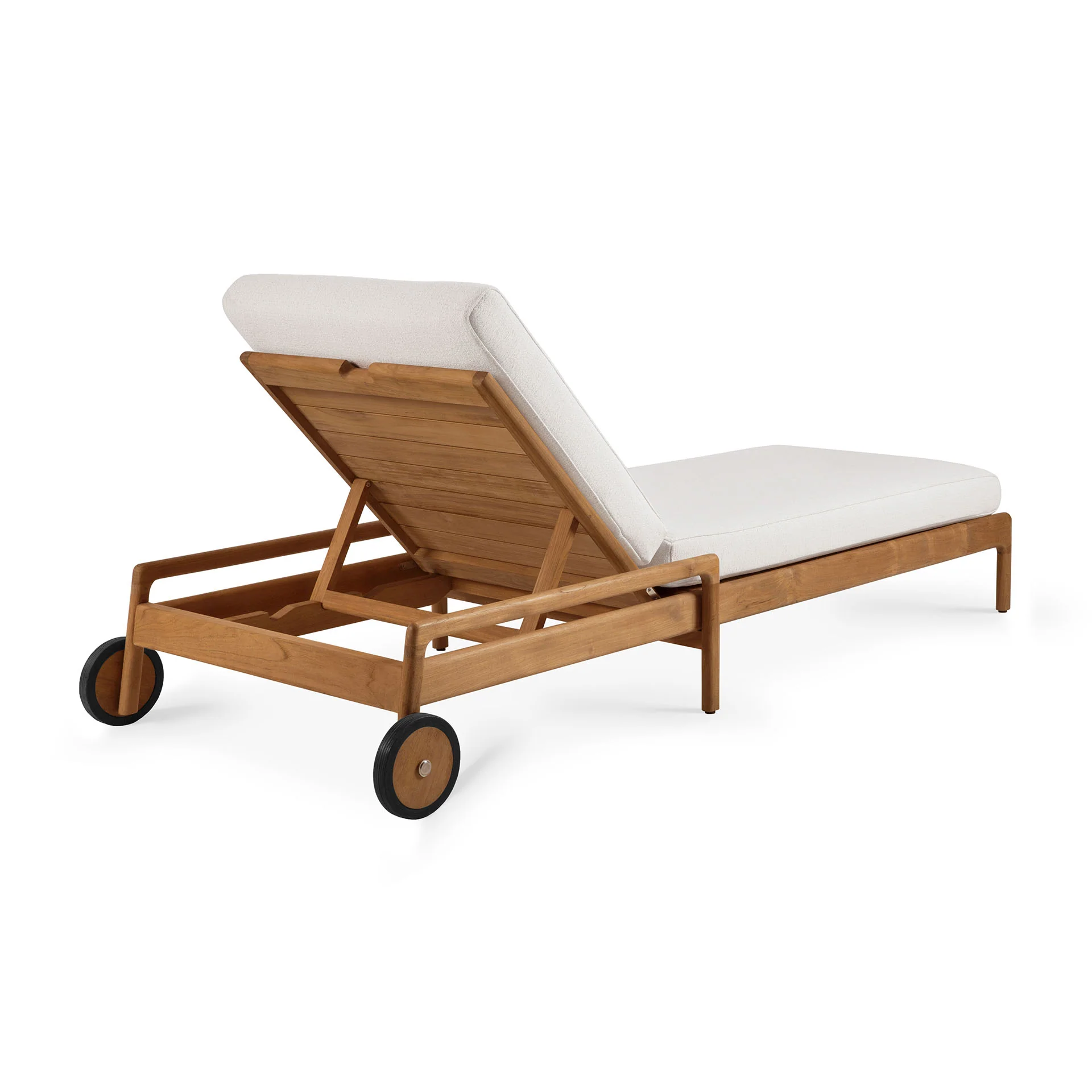 Jack Outdoor Adjustable Lounger Cushion, Off White Fabric - Image 24