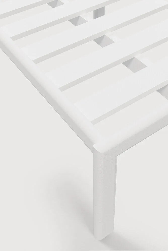 Jack outdoor footstool frame - aluminium - white - Image 4