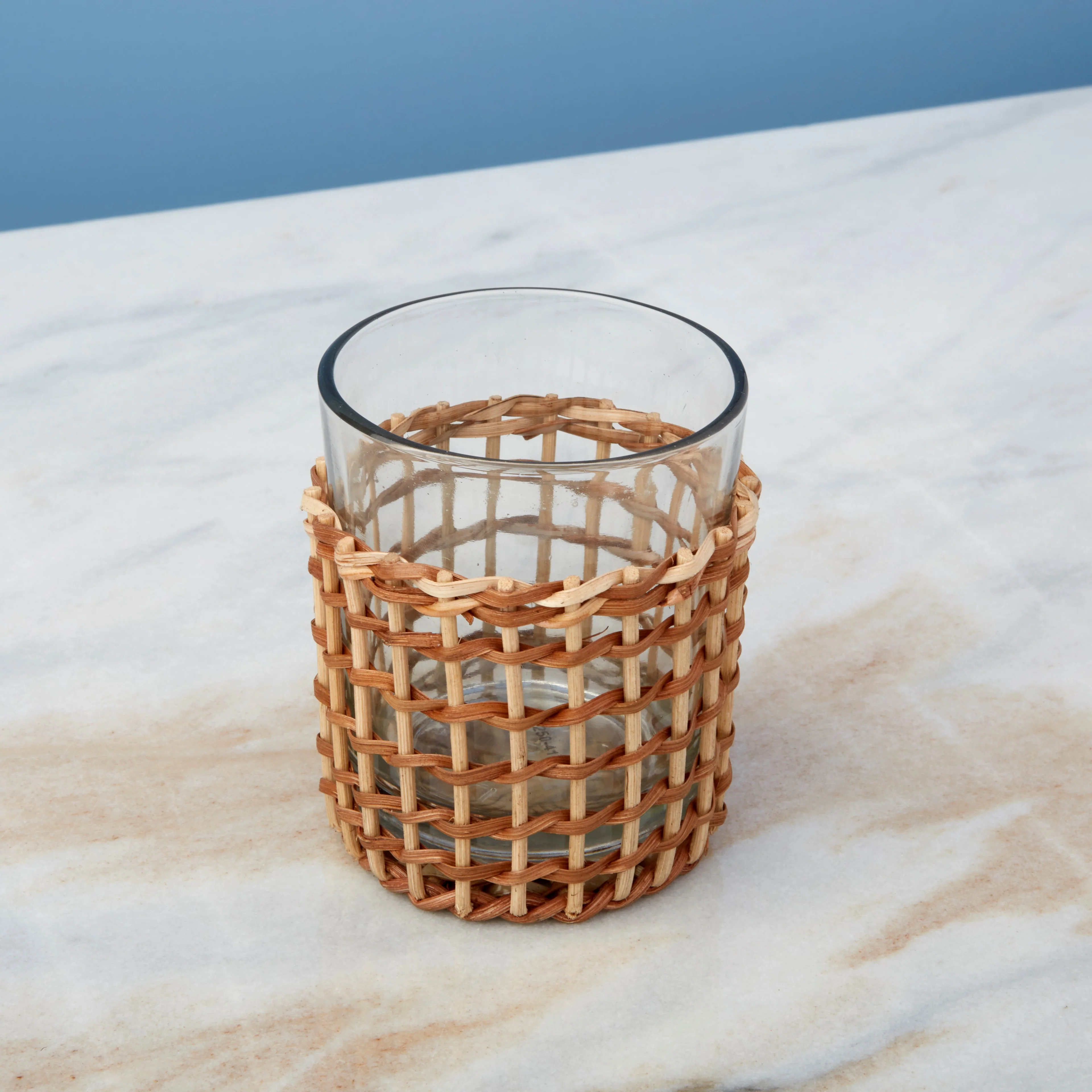 Keswick Cane Short Tumbler, Set of 4