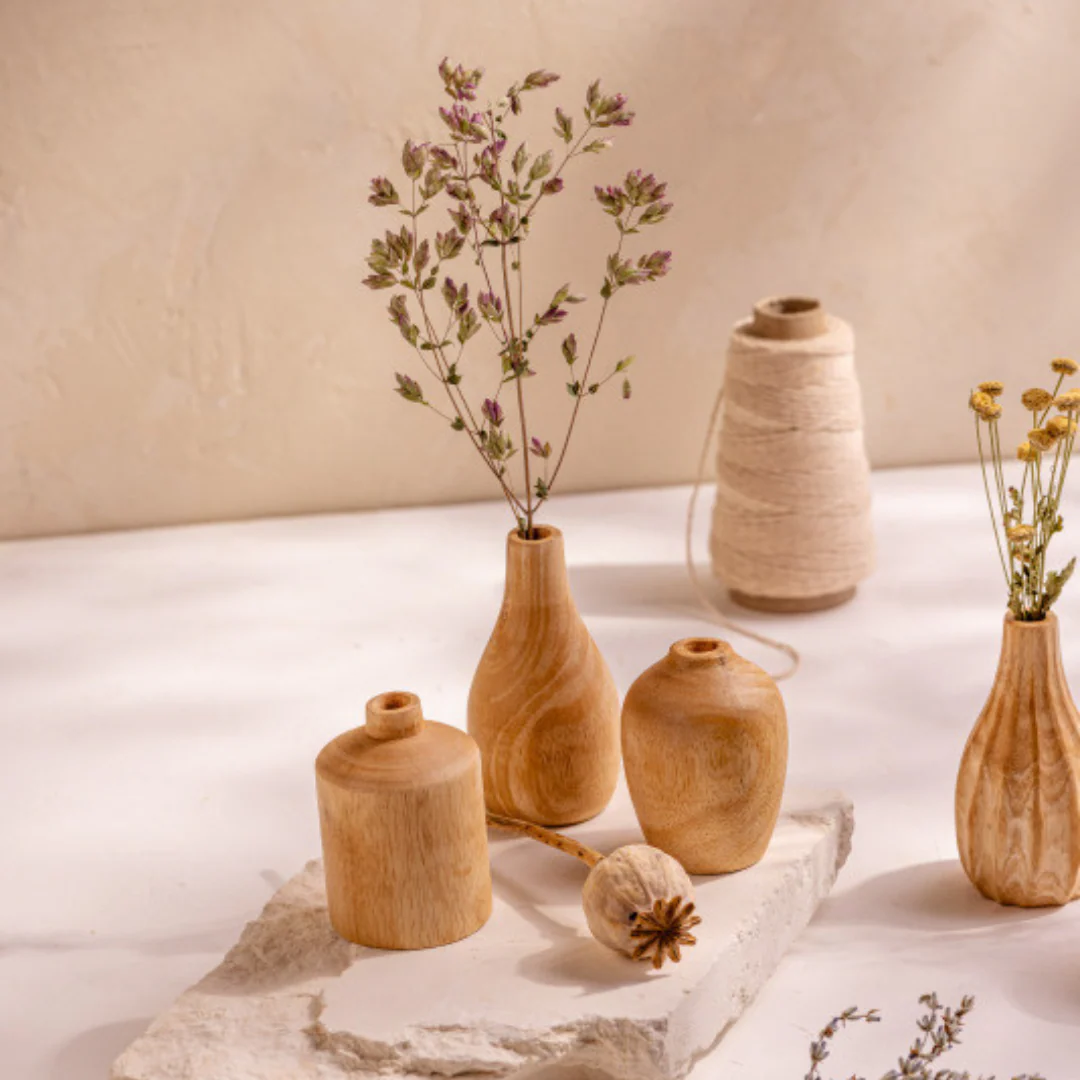 Kiln Mango Mini Vases, Set of 3 - Image 2