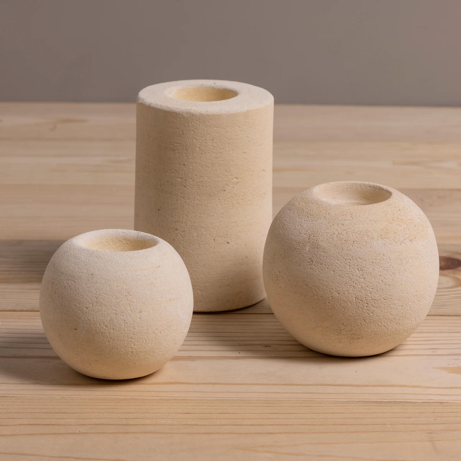 Round Sandstone Tea-light Holder, Large - Image 4