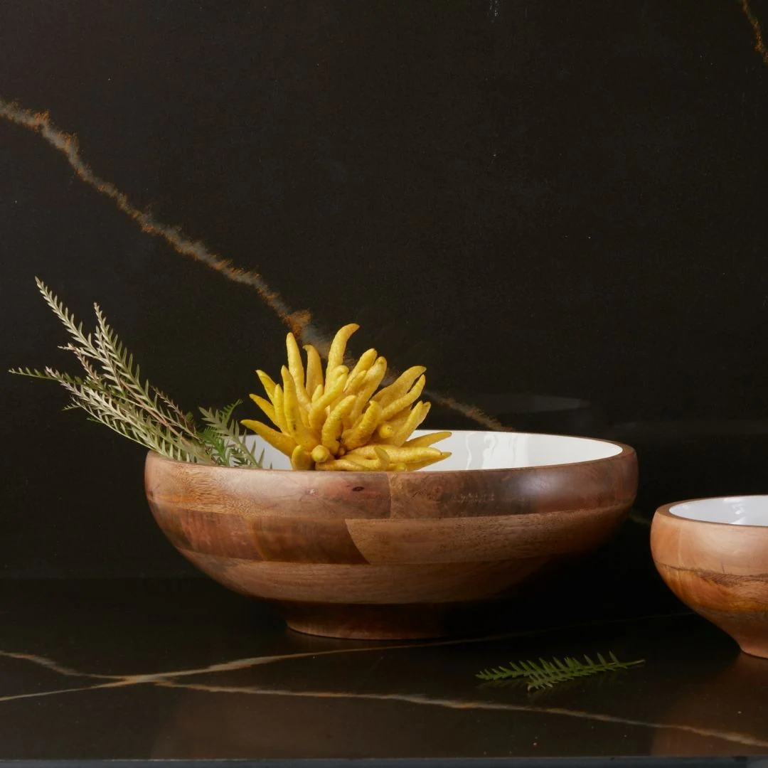 Madras Curva Footed Bowl, Large - Image 2