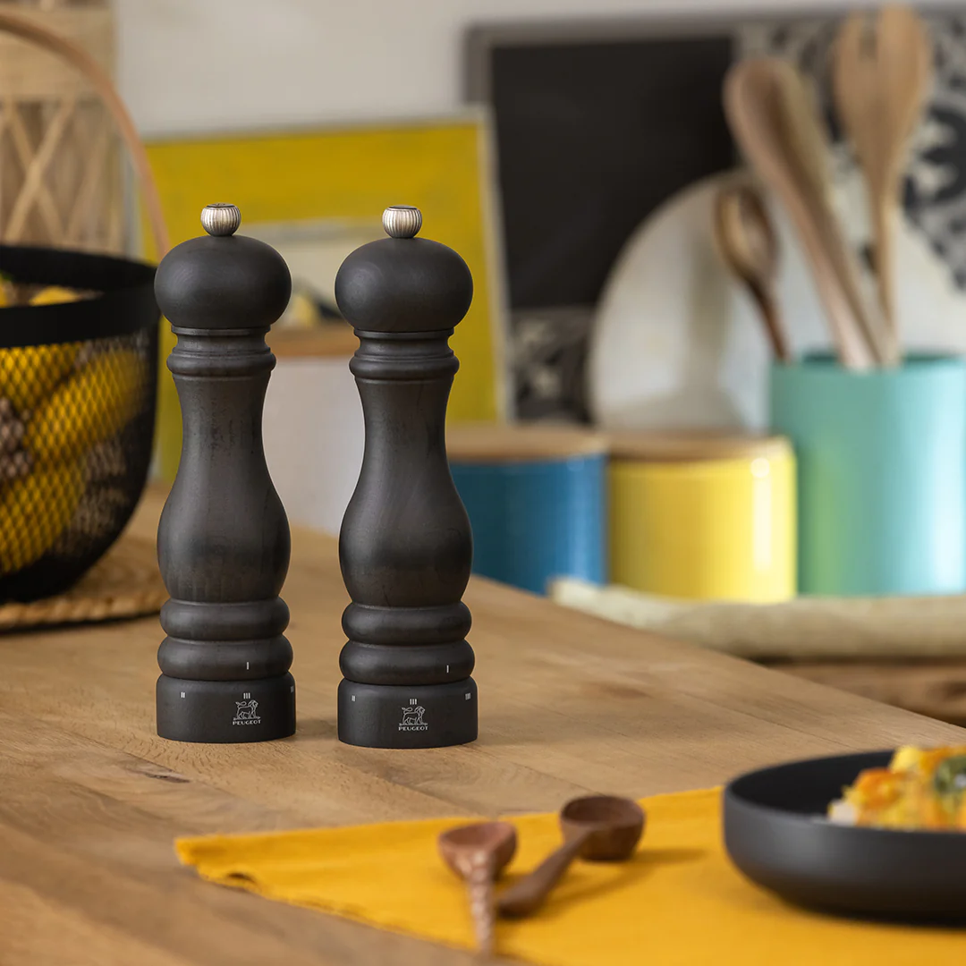 Peugeot Graphite Wooden Salt Mill