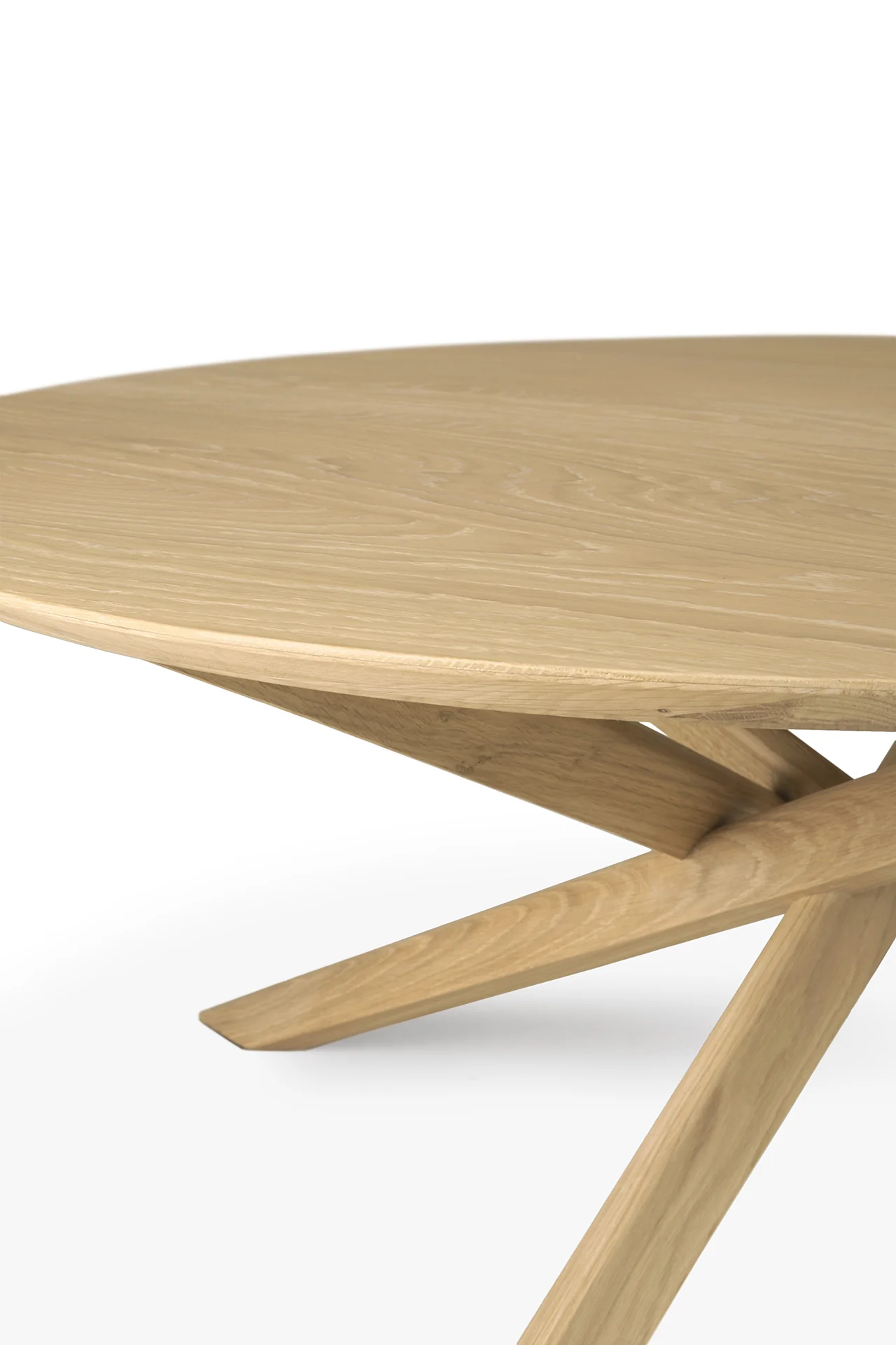 Mikado Solid Oak Round Coffee Table - Image 4