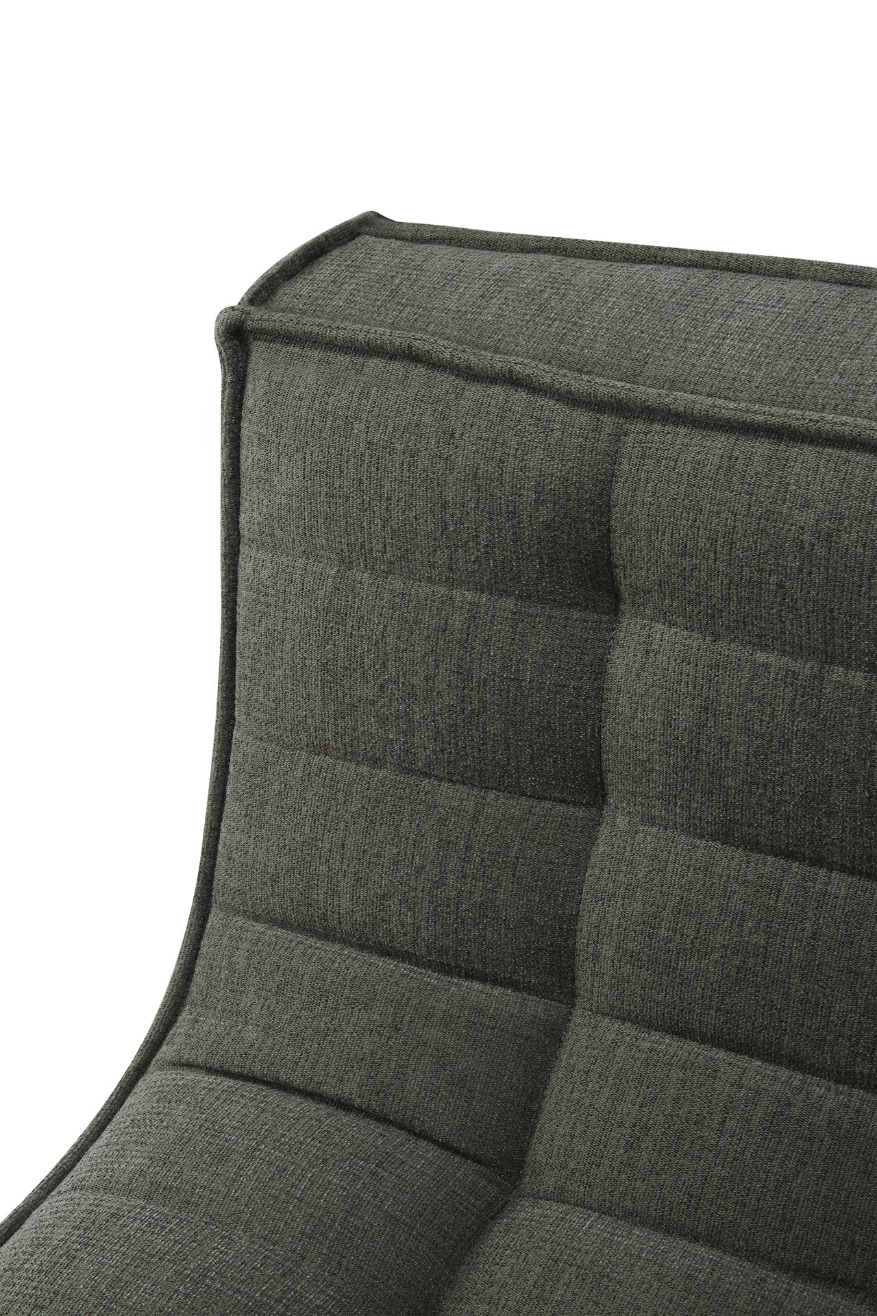 N701 Single Seater Eco Fabric Sofa, Moss - Image 7