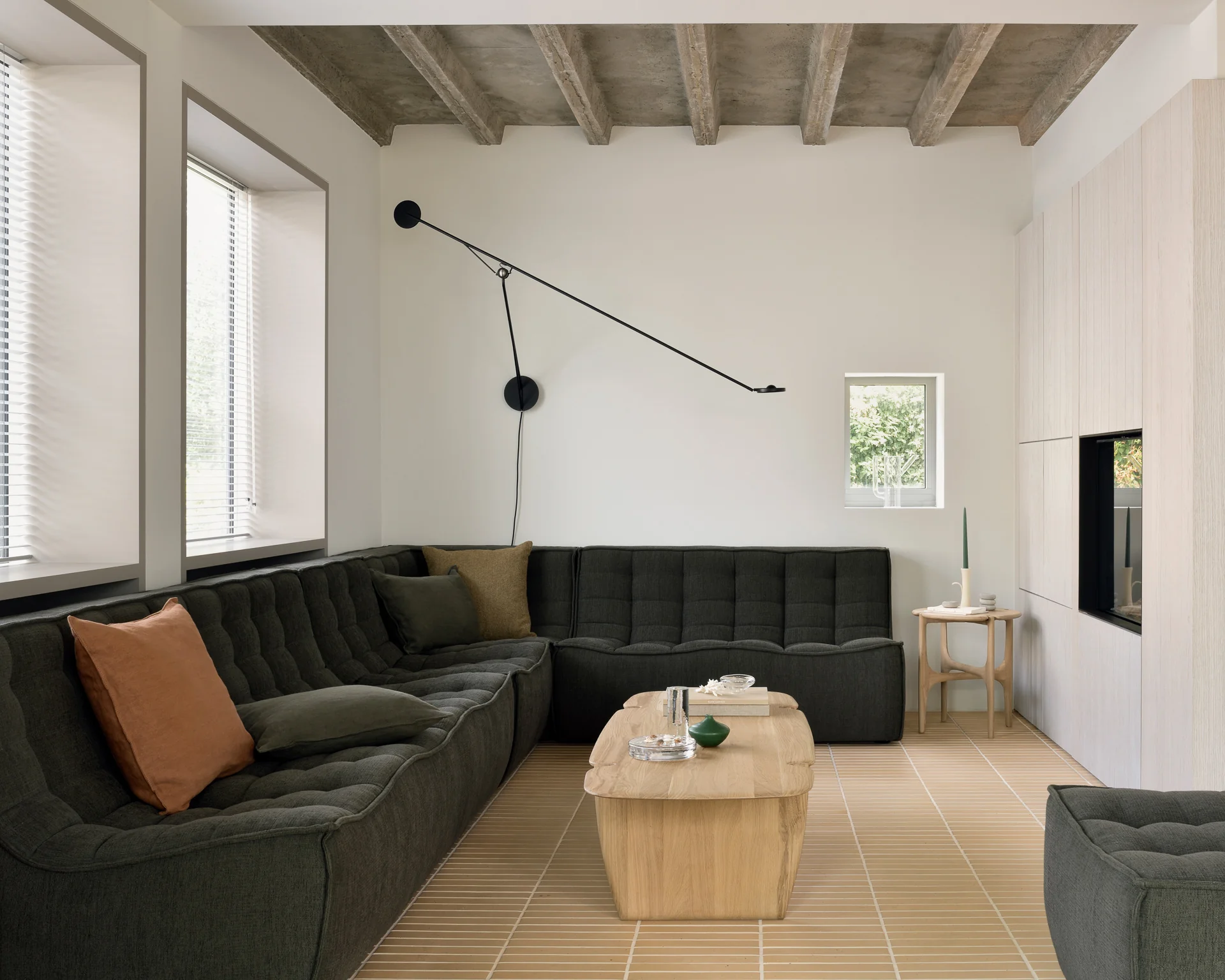 N701 Single Seater Eco Fabric Sofa, Moss - Image 9