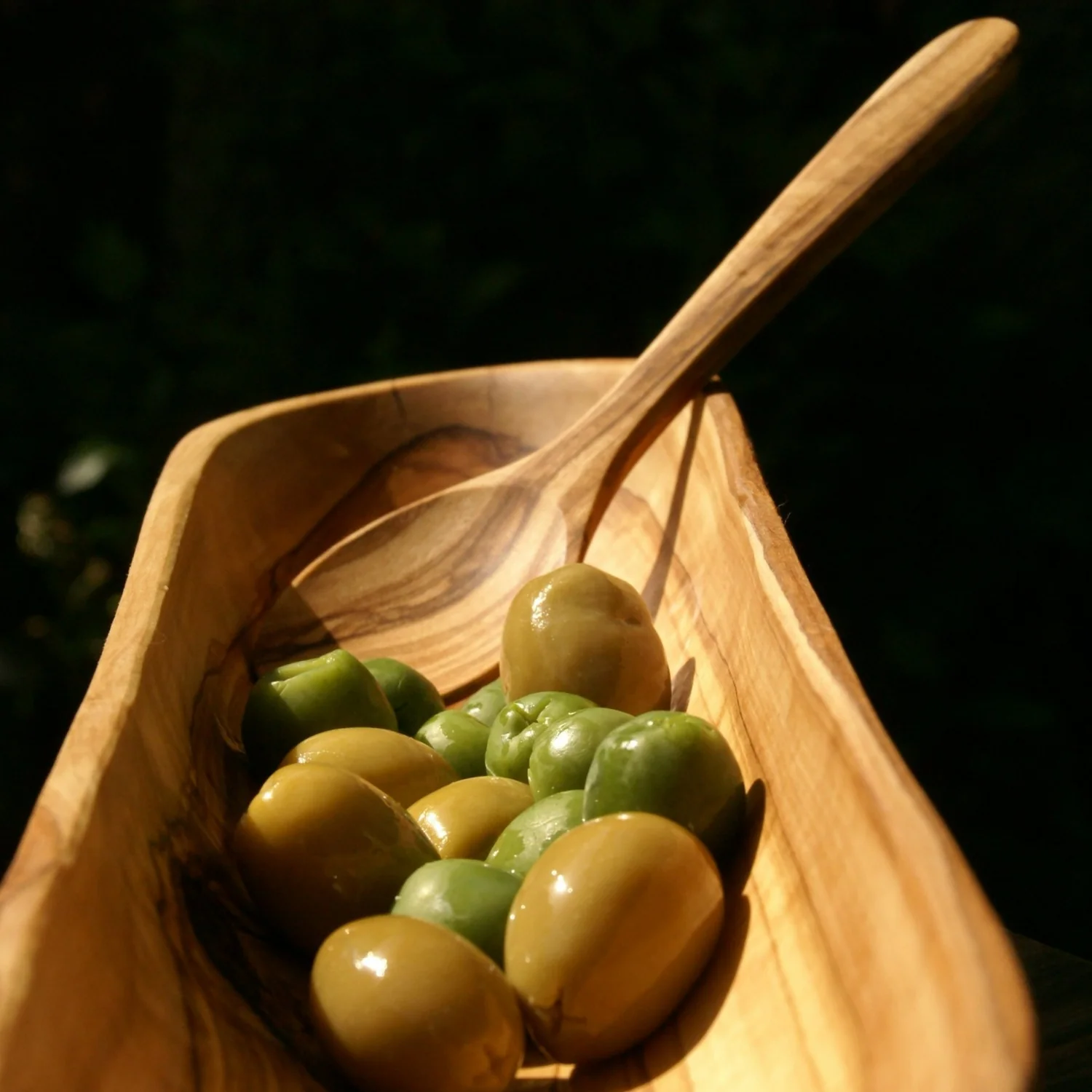 Olive Wood Spoons, Small Set of 4 - Image 4