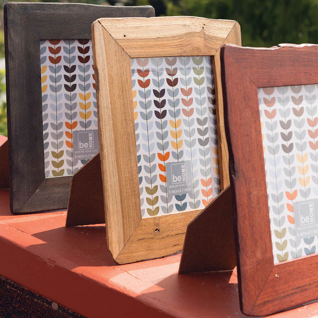 Reclaimed Wood Black Frame, 4" x 6" - Image 3