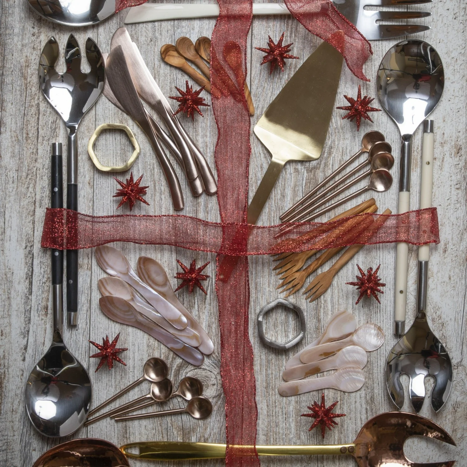 Rosé Thin Spoons, Set of 4 - Image 2