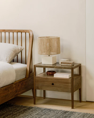 Spindle Solid Reclaimed Teak Bed, King - Image 11