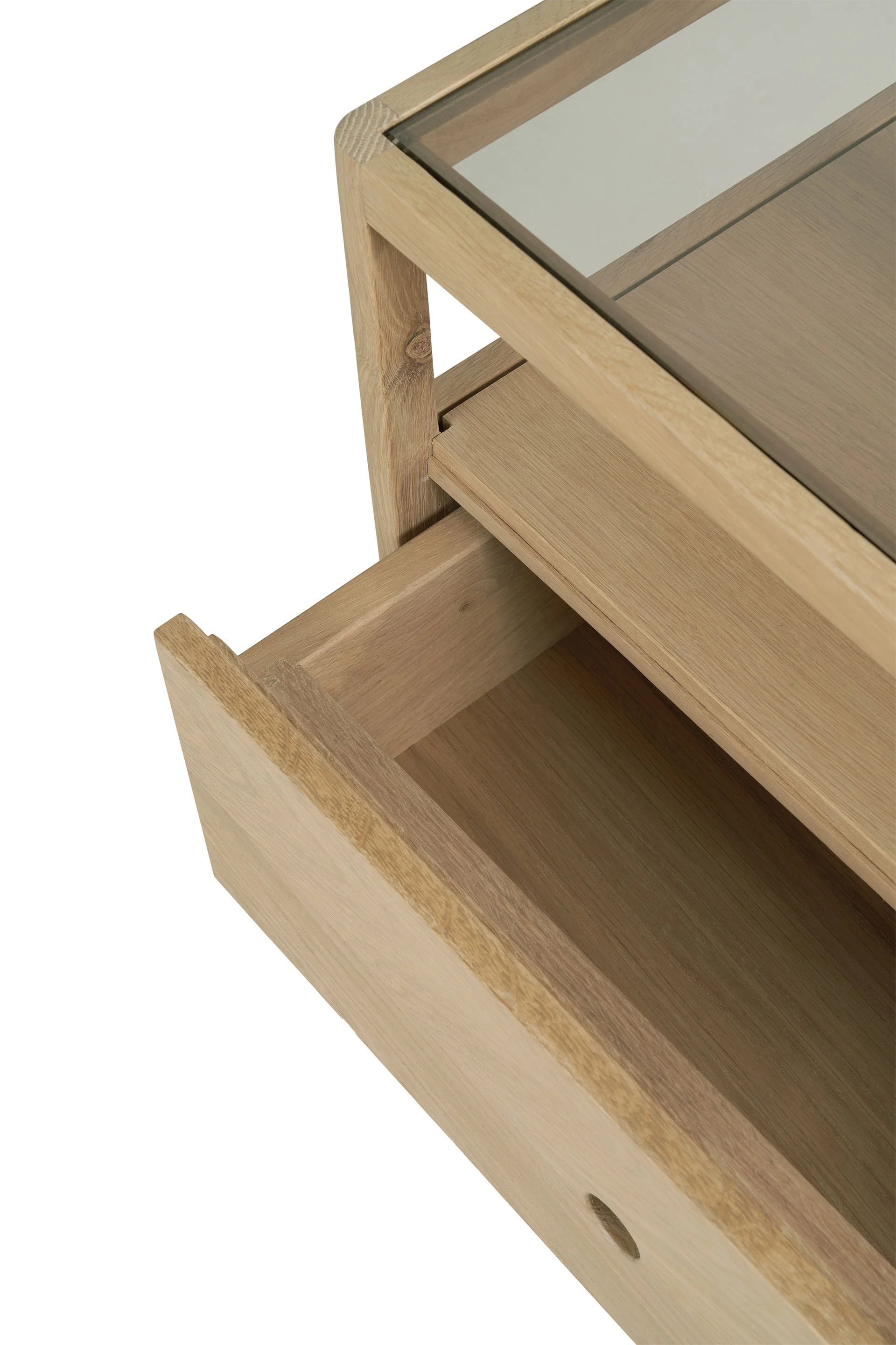 Spindle Solid Oak Bedside Table - Image 5