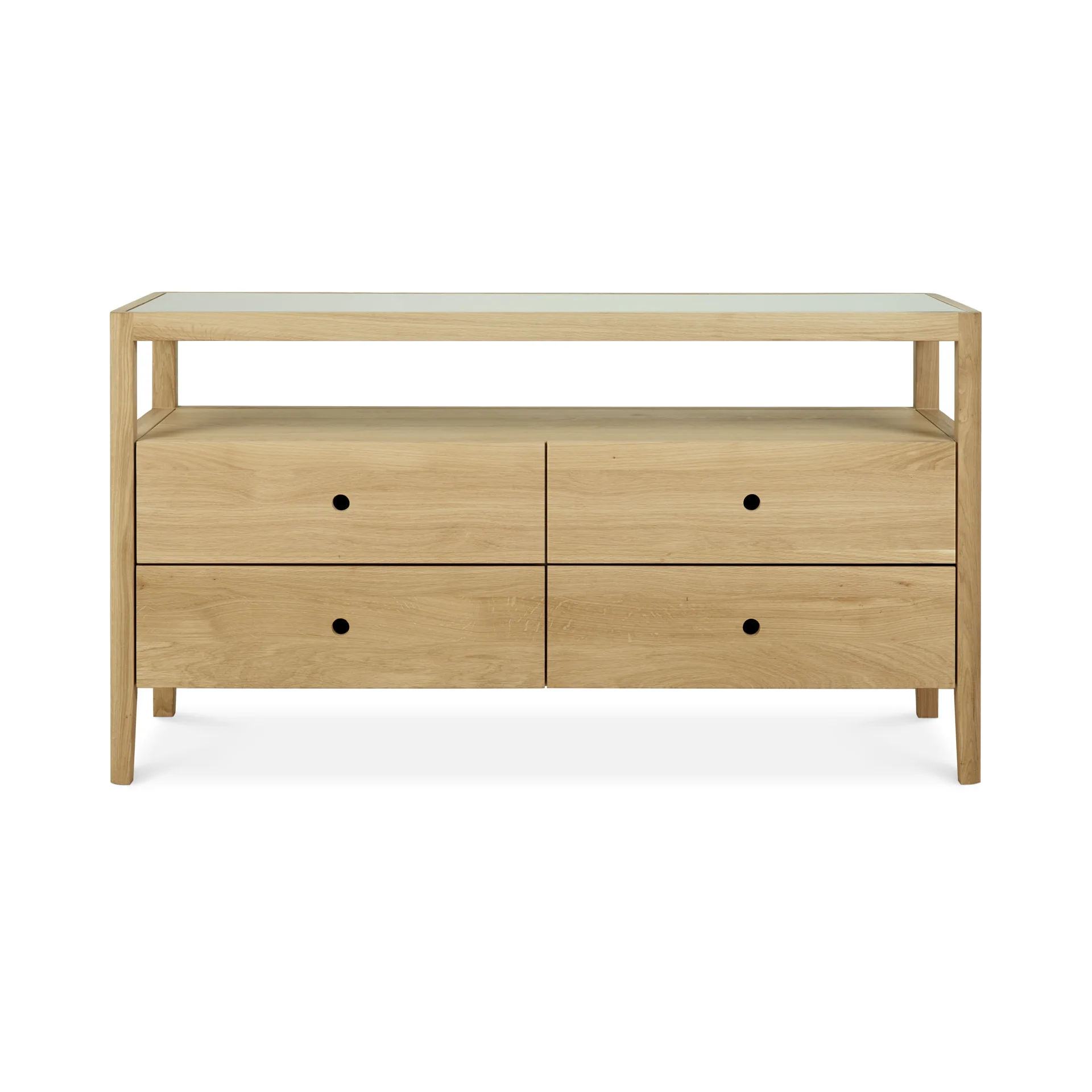Spindle Solid Oak Dresser - Image 7