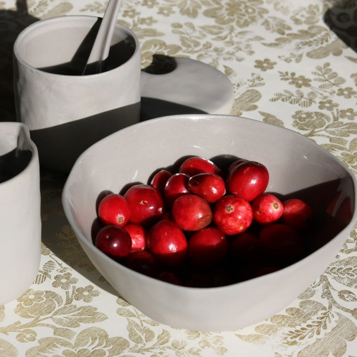Tam Stoneware Dessert Bowl, Sterling, Set of 4 - Image 5