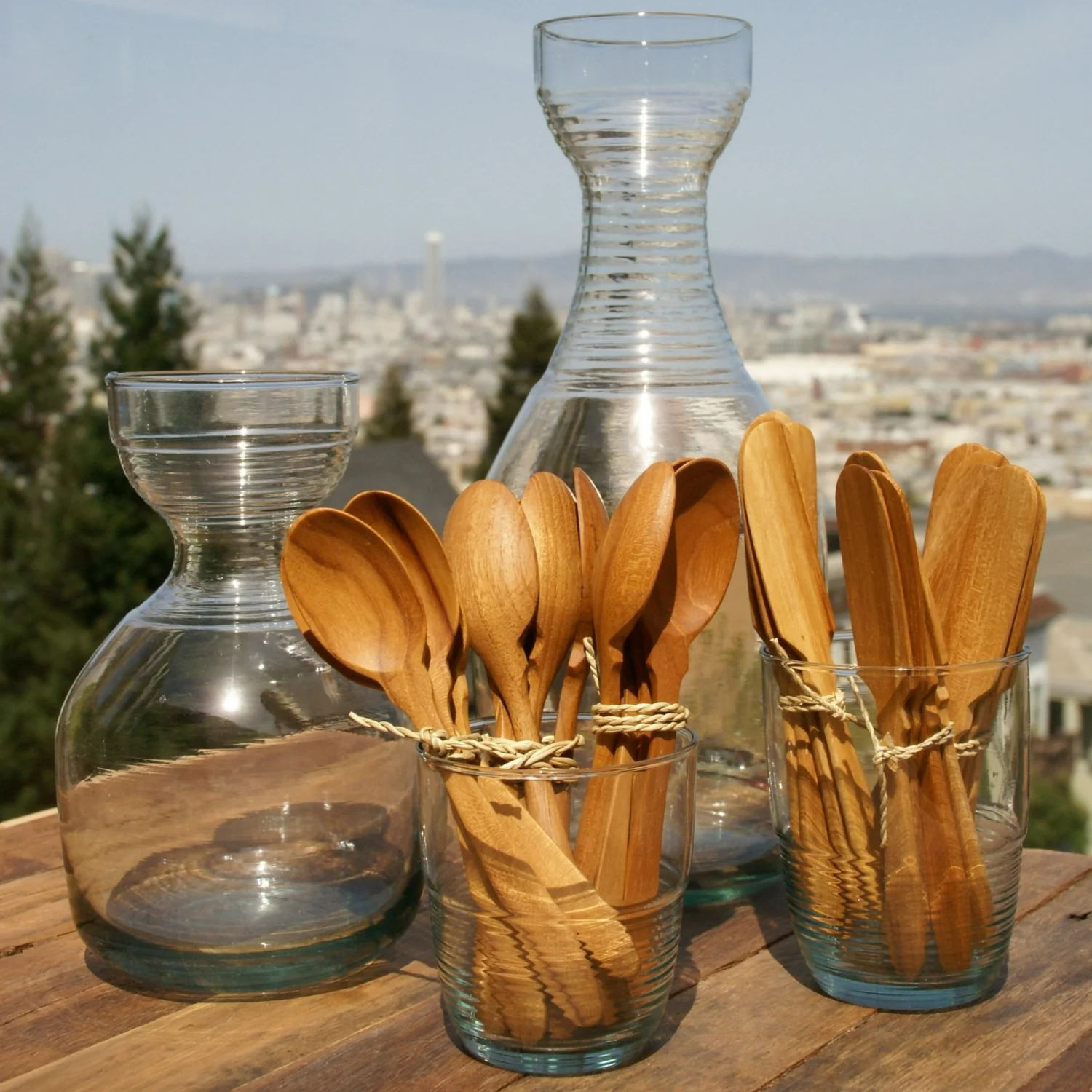 Teak Coffee Spoons, Set of 4 - Image 2