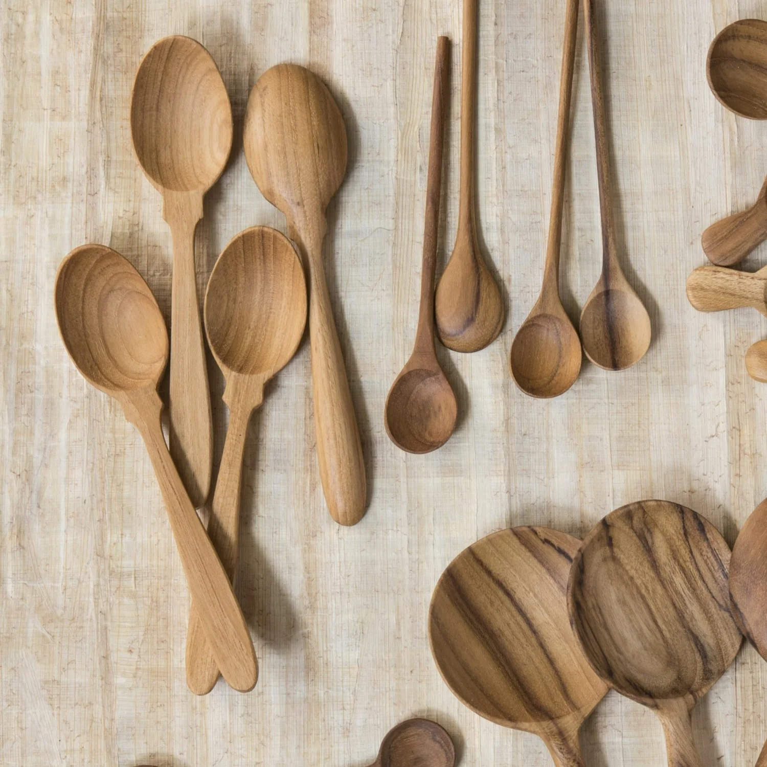 Teak Coffee Spoons, Set of 4 - Image 3