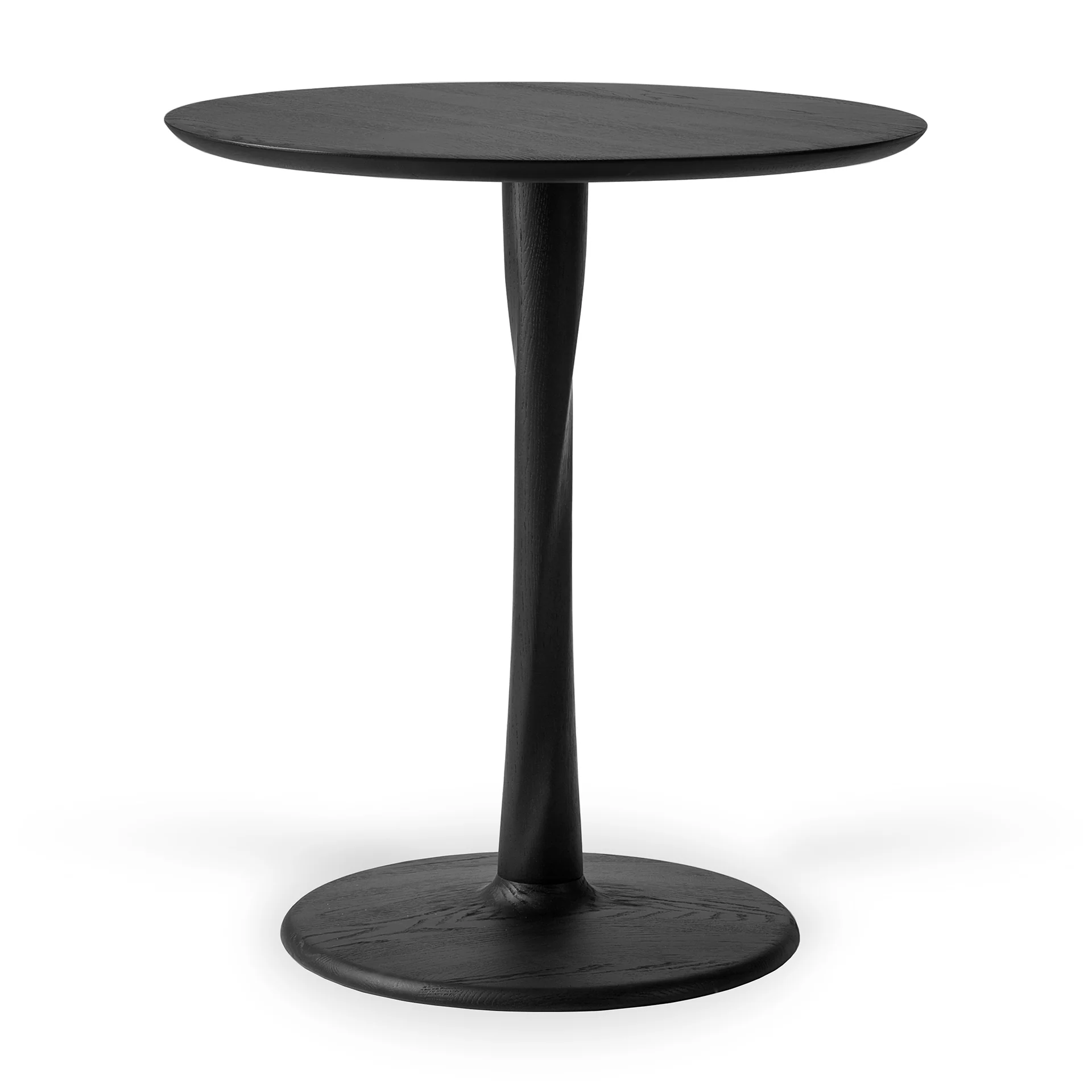 Torsion Black Dining Table, 28" - Image 3