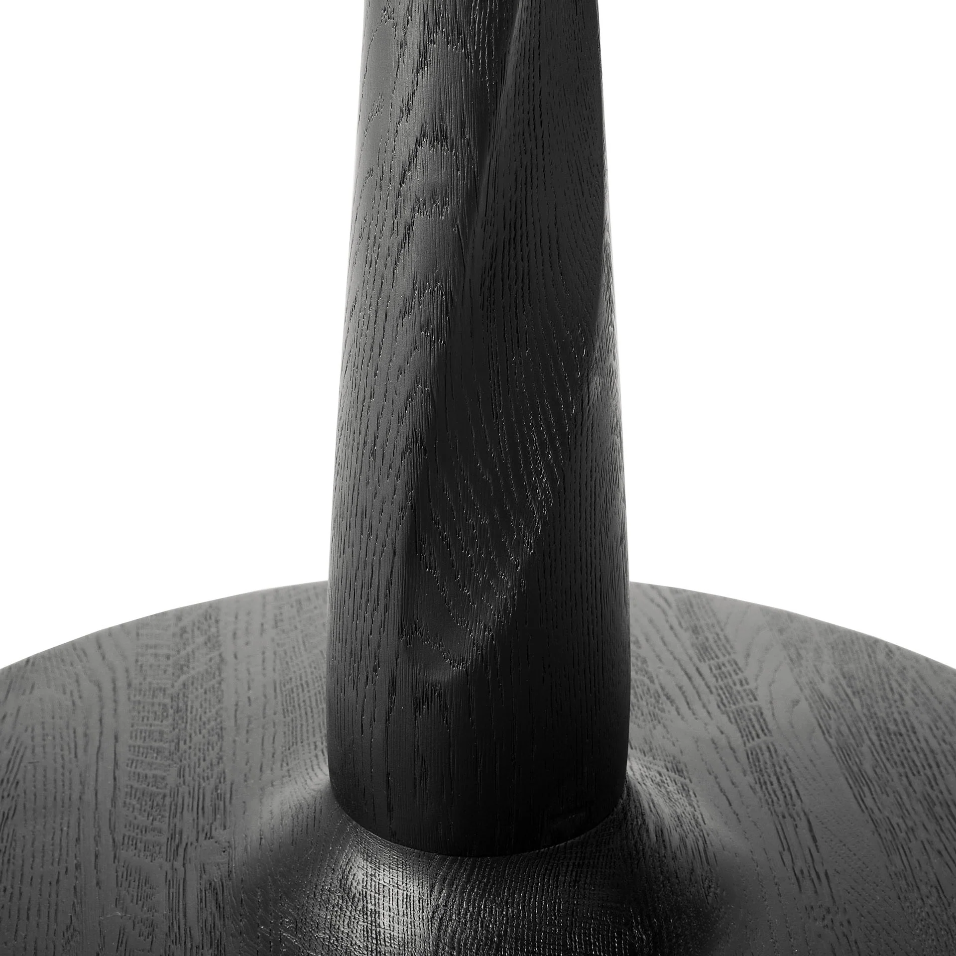 Torsion Black Dining Table, 28" - Image 5